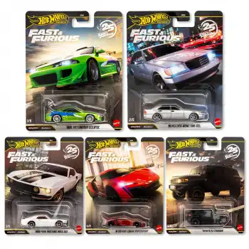 Hot Wheels Premium Fast & Furious 25. Years 5 Araçlık Set - HNW46-979N
