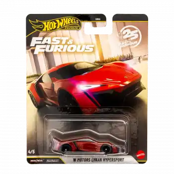 Hot Wheels Premium Fast & Furious 25. Years W Motors Lykan HyperSport - HNW46-JHW70