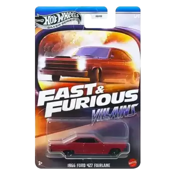Hot Wheels Silver Series Fast & Furious Villains - 1966 Ford 427 Fairlane