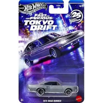 Hot Wheels Silver Series FF Tokyo Drift 1970 Road Runner HNR88 - JKX08