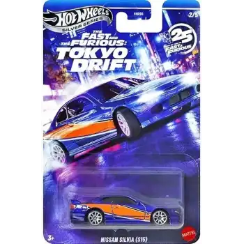 Hot Wheels Silver Series FF Tokyo Drift Nissan Silvia HNR88 - JKX06