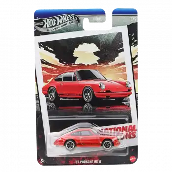 Hot Wheels Silver Series National Icons 67 Porsche 911 R