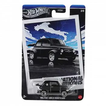 Hot Wheels Silver Series National Icons 60s Fiat 500 D Modificado