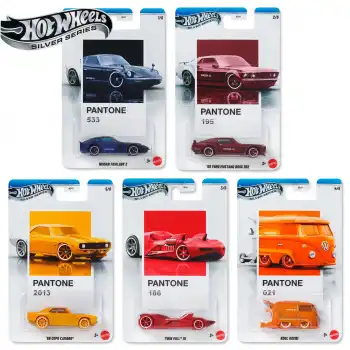 Hot Wheels Silver Series Pantone Set JKY47-979A - 5li Koleksiyon Seti