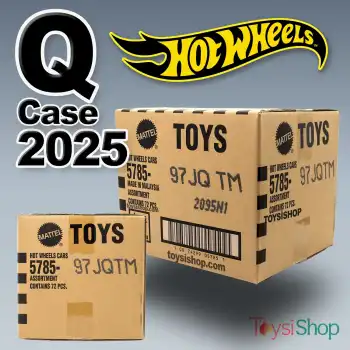 Hot Wheels Tekli Arabalar 2025 Q Case 2025 - 72 Adetlik Kutu