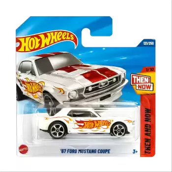 Hot Wheels Tekli Arabalar 67 Ford Mustang Coupe - Then and Now - 121