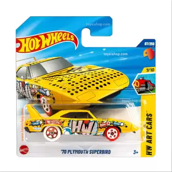 Hot Wheels Tekli Arabalar 70 Playmouth SuperBird - HW Art Cars - 87