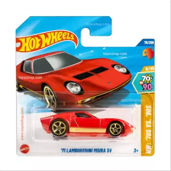 Hot Wheels Tekli Arabalar 71 Lamborghini Miura SV - HW: 70s VS. 90s - 78