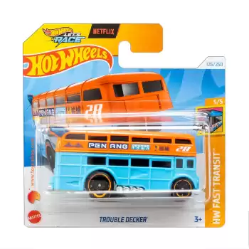 Hot Wheels Trouble Decker - HW Fast Transit, 126