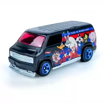 Hot Wheels Warner Bros 100. Yıl Temalı Araçlar - Custom 77 Dodge Van