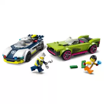 LEGO City Polis Arabası ve Spor Araba Takibi - 60415