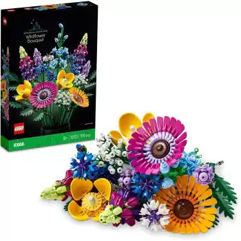 LEGO Icons Kır Çiçekleri Buketi Yapım Seti, 10313