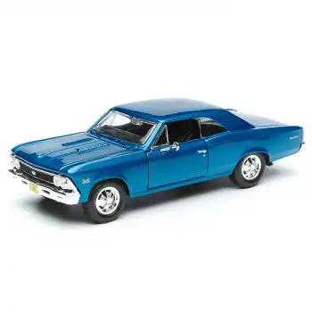 Maisto 1:24 1966 Chevrolet Chevelle SS 396 Lacivert Metal Model Araba - 31960