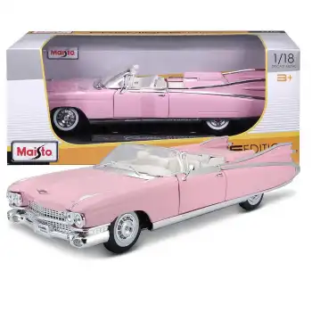 Maisto Premiere Edition 1:18 Cadillac Eldorado Biarritz 1959 Diecast Model Araba Pembe - 36813