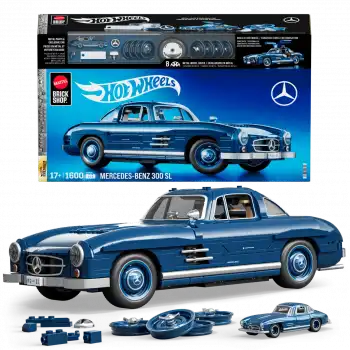 MEGA Hot Wheels Mercedes-Benz 300 Sl Yarış Arabası Yapı Oyuncağı