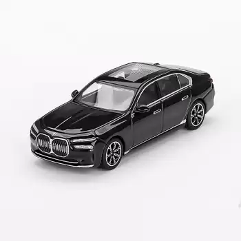 Mini GT 1:64 BMW i7 xDrive60 Black Sapphire Blister Ambalaj - MGT00802