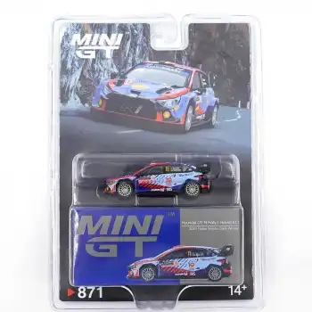 [Ön Satış] Mini GT 1/64 Hyundai i20 N Rally1 Hybrid 2024 Rallye Monte-Carlo Winner MGT00871-BL