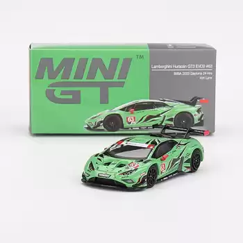 Mini GT 1/64 Lamborghini Huracán GT3 EVO2 Iron Lynx IMSA 2023 Daytona 24 Hrs - MGT00813