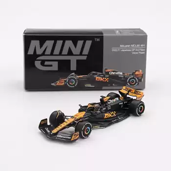 [Ön Satış ] Mini GT 1/64 McLaren MCL60 Oscar Piastri 2023 F1 2023 Japanese GP 3rd Place - MGT00768