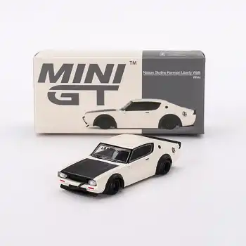 Mini GT 1/64 Nissan Skyline Kenmeri Liberty Walk White- MGT00702
