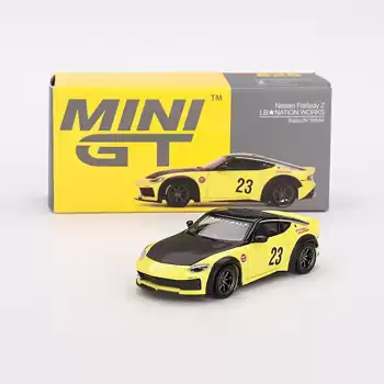 [Ön Satış ] Mini GT 1/64 Nissan Z LB NATION WORKS Ikazuchi Yellow - MGT00826