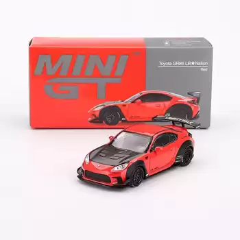 Mini GT 1/64 Toyota GR86 LB Nation Red MGT00885