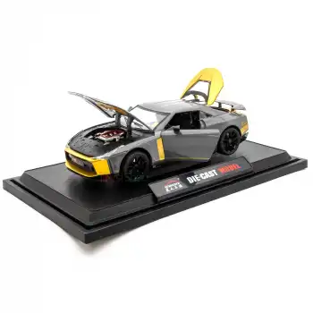 MINIAUTO 1:24 Nissan GT-R50 Italdesign Diecast Model Araba Gri - 24243G