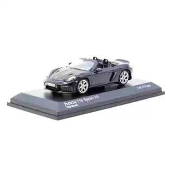Minichamps | Tarmac Works 1/64 Porsche 718 Spyder RS Viola Metallic - COLLAB64 T64MC-008-VM