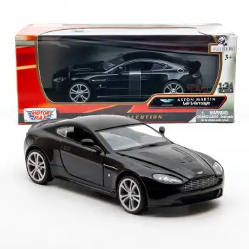 Motormax 1:24 Aston Martin V12 Vantage Diecast Model Araba Siyah - 73357