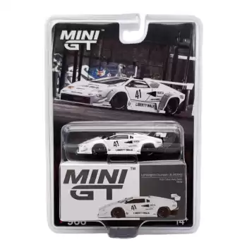 [Ön Satış] Mini GT 1/64 Lamborghini Countach LB-WORKS White 2024 Tokyo Auto Salon MGT00966-BL