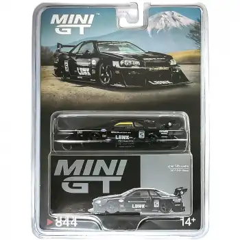 [Ön Satış] Mini GT 1/64 Nissan LB-ER34 Super Silhouette SKYLINE Black - MGT00844-BL