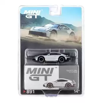 [Ön Satış] Mini GT 1/64 Porsche 911 Dakar Ice Gray Metallic - MGT00891-BL