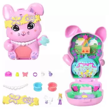 Polly Pocket ve Maceraları Kompakt Oyun Seti JFG56 - Tavşan