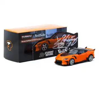 Tarmac Works 1/64 Nissan VeilSide FFZ400 Fairlady Z Orange - GLOBAL64