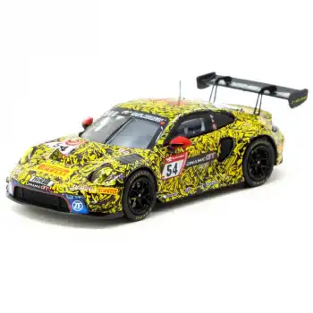 Tarmac Works X iXO Models 1/64 Porsche 911 GT3 R Nürburgring 24h 2023 - HOBBY64 - Ayhancan Güven