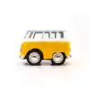 Die Cast Metal Volkswagen Little Van Oyuncak Minübüs 4.5 CM - Metalik Renk