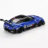 MINI GT: 1/64 LB-Silhouette WORKS GT NISSAN 35GT-RR Ver.2 Blue - MGT01124