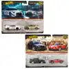 Hot Wheels Premium İki Paket İkili Araçlık Set Mix3 2025 - HBL96 - 979T