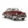 Motor Max 1:18 1950 Chevy Bel Air Diecast Model Araba Kırmızı - 73111