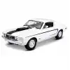 Maisto 1:18 1968 Ford Mustang GT Cobra Jet Diecast Model Araba Beyaz - 31167