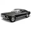 Maisto 1:18 1967 Ford Mustang GTA Fastback Diecast Model Araba Siyah - 31166