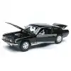 Maisto 1:18 1967 Ford Mustang GTA Fastback Diecast Model Araba Siyah - 31166