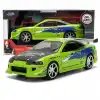 Jada 1:32 Fast & Furious Brians Mitsubishi Eclipse - Kurşun Delikli Versiyon - 24075