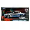 Jada 1:32 Fast & Furious Brians Nissan Skyline GT-R (R34) - Gümüş/Mavi - 24075