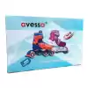 Avessa PTJ-500 Ayarlanabilir Başlangıç Pateni 3 Tekerlekli - Mavi (S Beden 30-33)