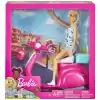 Barbie Bebek ve Eğlenceli Scooterı , GBK85