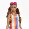 Barbie Okyanusu Seviyor - Gökkuşağı Çizgili Elbise , GRB38