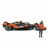 Bburago 1:24 Mc Laren MCL38 Miami Grand Prix 2024 Sürücülü - 28040