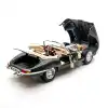 Bburago 1:18 Jaguar E-type Cabriolet Diecast Model Araba Yeşil - 12046