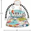 Fisher Price Sesli ve Işıklı Neşeli Hayvanlar Piyanolu Oyun Halısı, HWY49